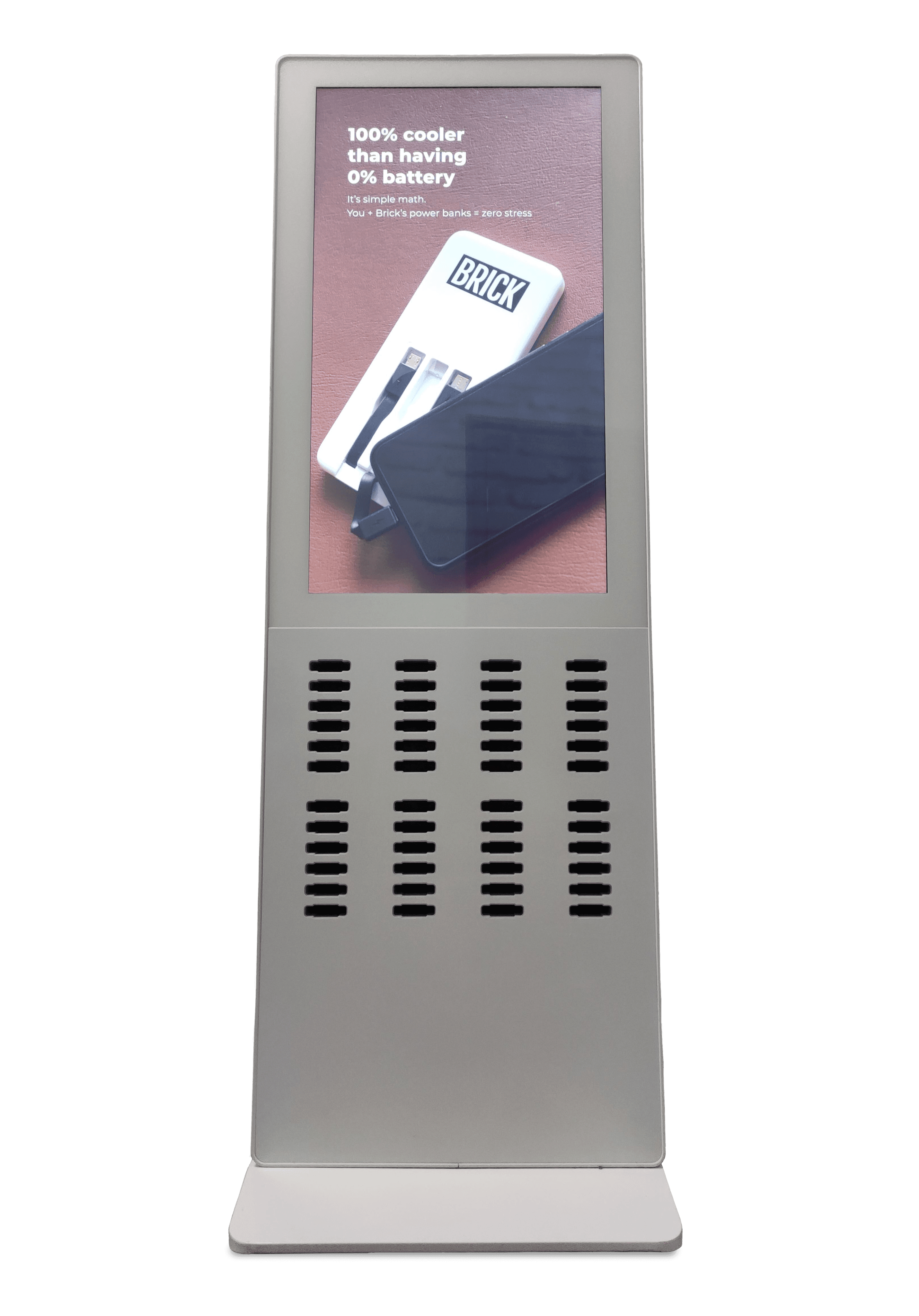 Achtundvierzig Slot Brick Verleihstation